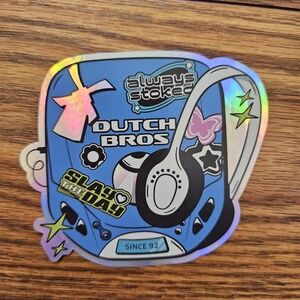 Dutch Bros Holographic Sticker